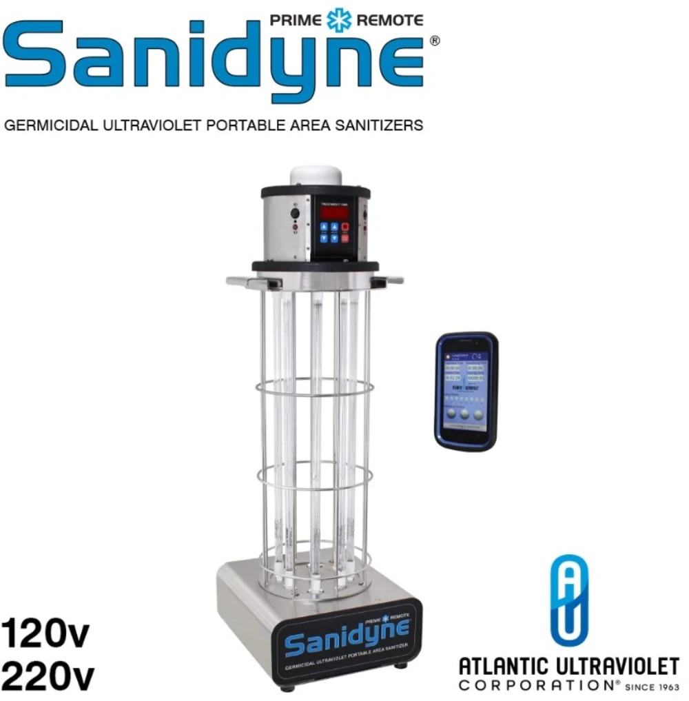 Equipo portatil para desinfección de aire y superficies Sanidyne