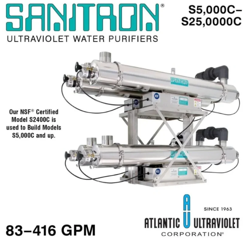 Equipo para desinfección de agua Sanitron