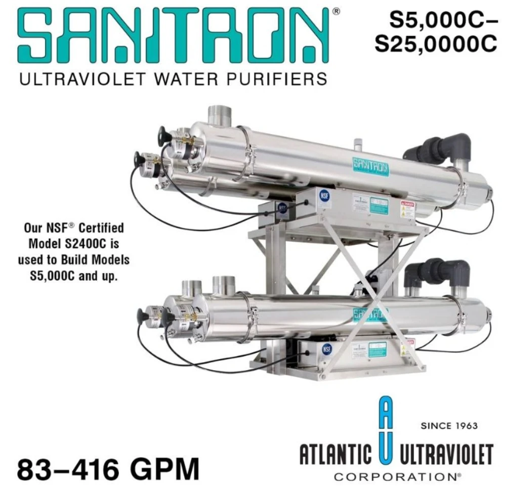 Equipo para desinfección de agua Sanitron